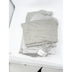 Cozy Earth Bamboo Viscose Flat Sheet Set Gray Cooling OEKO TEX Certified Twin